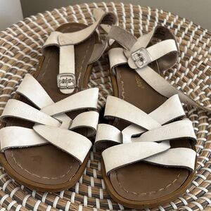 Saltwater LUXE White Strappy Sandals